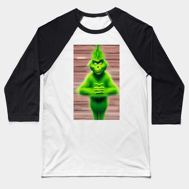 Feeling Extra Grinchy Today Baseball T-Shirt by ShopSunday